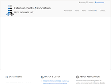 Tablet Screenshot of estonianports.com